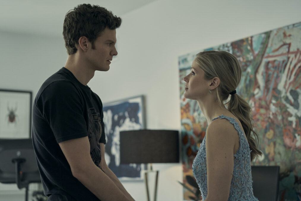 Jack Quaid (Hughie Campbell), Erin Moriarty (Annie January aka Starlight) on 'The Boys'