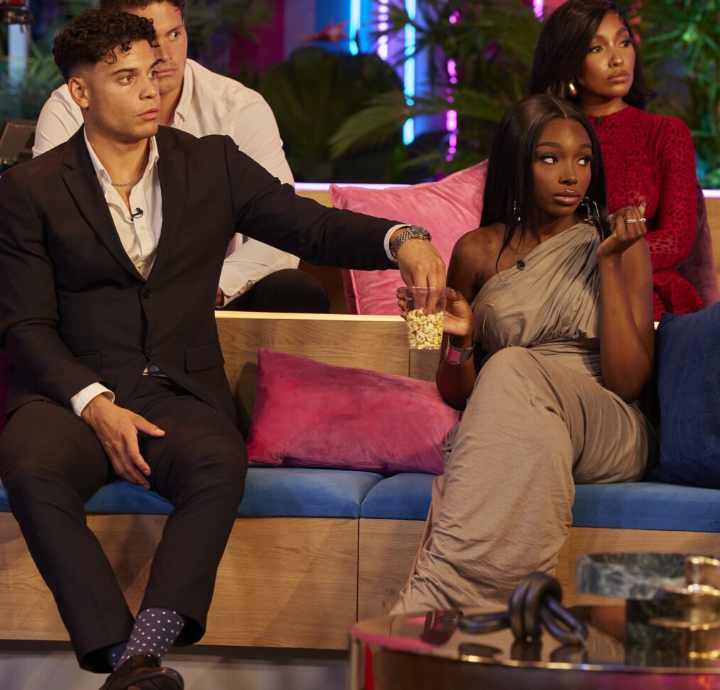 Kenny Rodriguez, Connor Newsum, JaNa Craig, Daia McGhee on the 'Love Island USA' Season 6 reunion