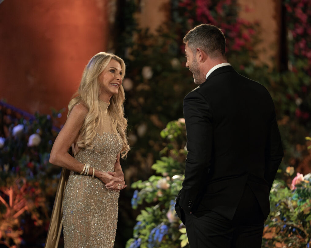 Joan Vassos and Jesse Palmer on 'The Golden Bachelorette'