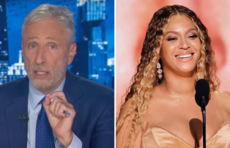 Jon Stewart and Beyonce