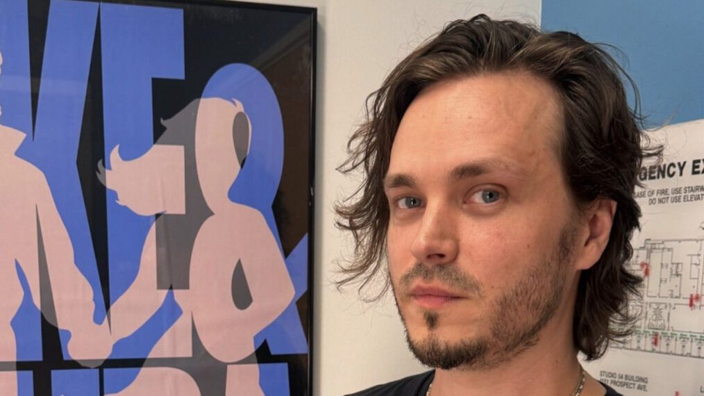 Jonathan Jackson on the 'General Hospital' set