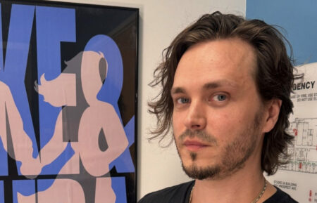 Jonathan Jackson on the 'General Hospital' set