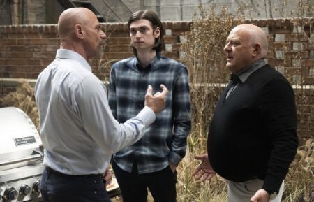 Christopher Meloni, Nicky Torchia, and Dean Norris in 'Law & Order: Organized Crime'