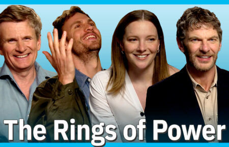 'The Lord of the Rings: The Rings of Power Stars' Charles Edwards, Charlie Vickers, Morfydd Clark, and Sam Hazeldine TV Insider interview