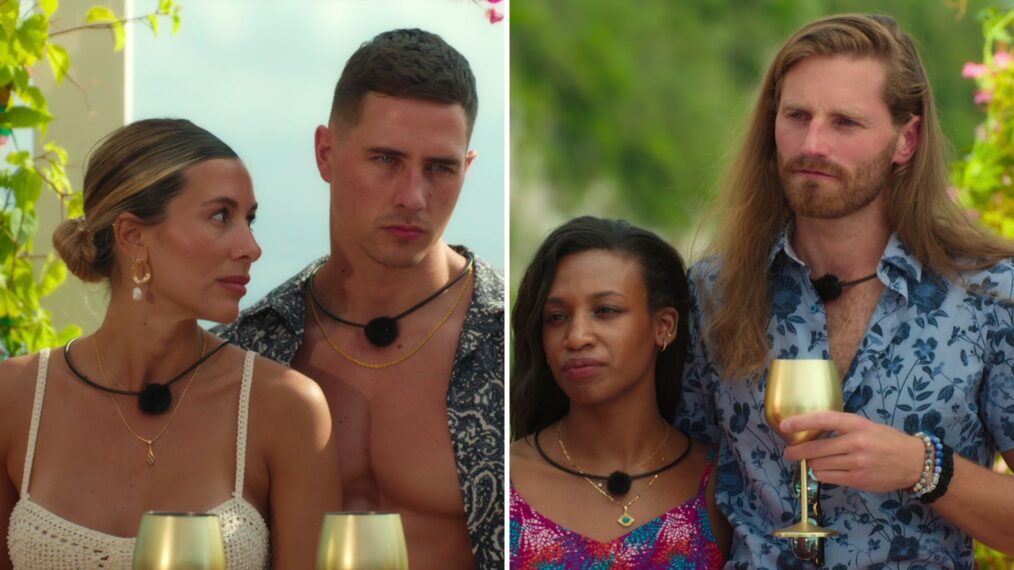 Catherine and Freddie, Nicole and Benaiah on 'Love Is Blind: UK'