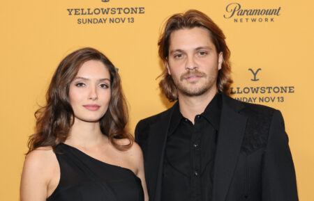 Bianca Rodrigues and Luke Grimes attend Paramount's 