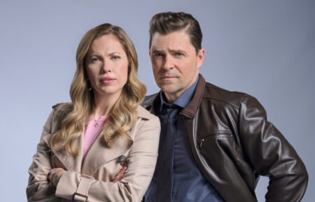 Pascale Hutton and Kavan Smith in 'Nelly Knows Mysteries: A Fatal Engagement'