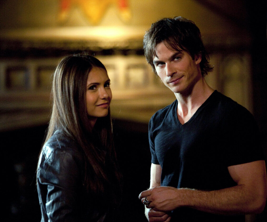 Nina Dobrev, Ian Somerhalder on 'The Vampire Diaries'