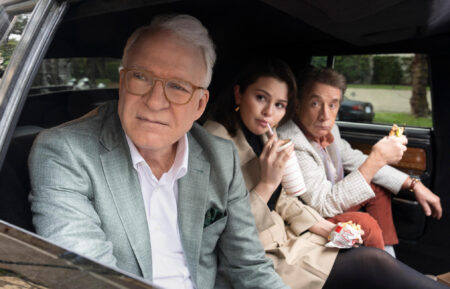 Steve Martin, Selena Gomez, and Martin Short in 'Only Murders in the Building' Season 4 Episode 1