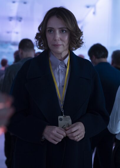 Keeley Hawes as Kira Manning in the 'Orphan Black: Echoes' Season 1 finale