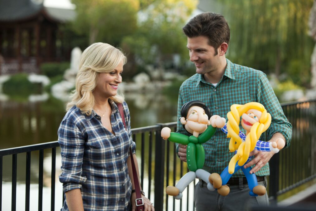 Amy Poehler and Adam Scott in 'Parks and Recreation'