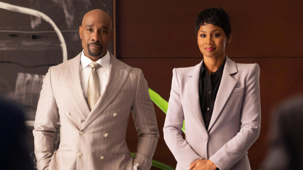 Morris Chestnut and Emayatzy Corinealdi