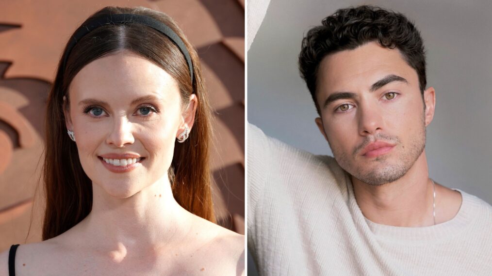 Sarah Ramos and Darren Barnet