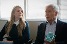 Lily Rabe as Meg and Harrison Ford as Paul in 'Shrinking' Season 1