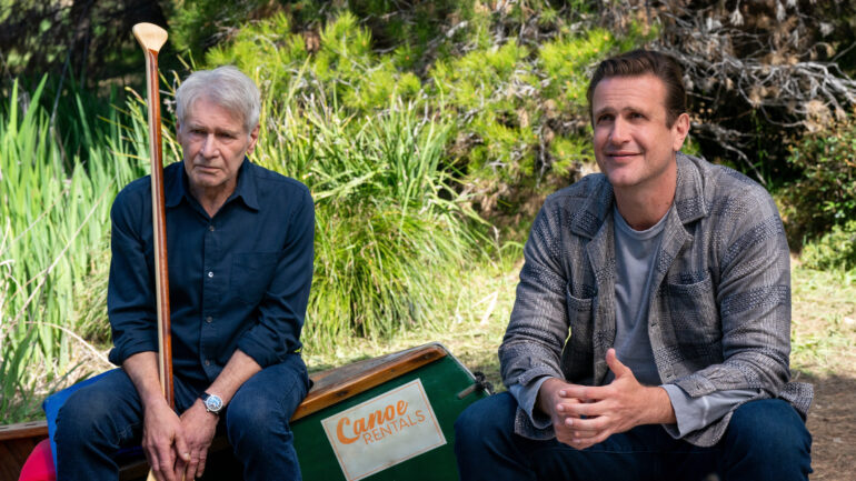 Harrison Ford as Paul and Jason Segel as Jimmy in 'Shrinking' Season 2