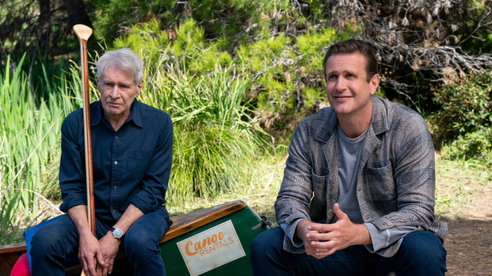 Harrison Ford as Paul and Jason Segel as Jimmy in 'Shrinking' Season 2