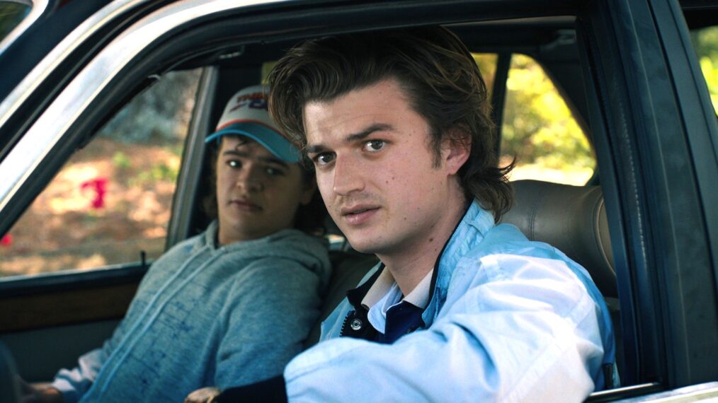 Gaten Matarazzo and Joe Keery in 'Stranger Things' Season 4