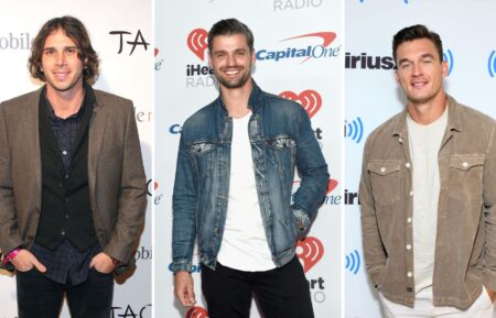 Ben Flajnik, Peter Kraus, and Tyler Cameron of 'The Bachelorette'