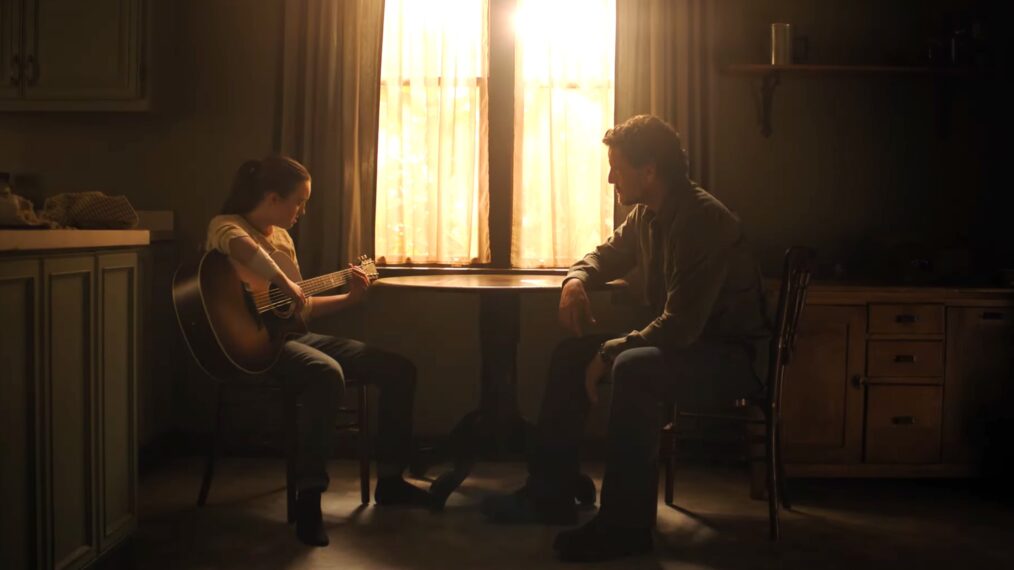 Bella Ramsey and Pedro Pascal as Ellie and Joel in 'The Last of Us' Season 2