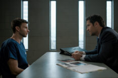 Devon Graye as Julian La Cosse, Manuel Garcia-Rulfo as Mickey Haller in 'The Lincoln Lawyer' Season 3 Episode 1