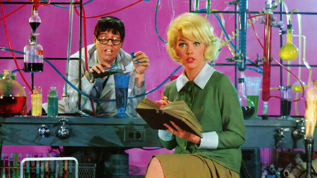 Jerry Lewis and Stella Stevens in 'The Nutty Professor' (1963)