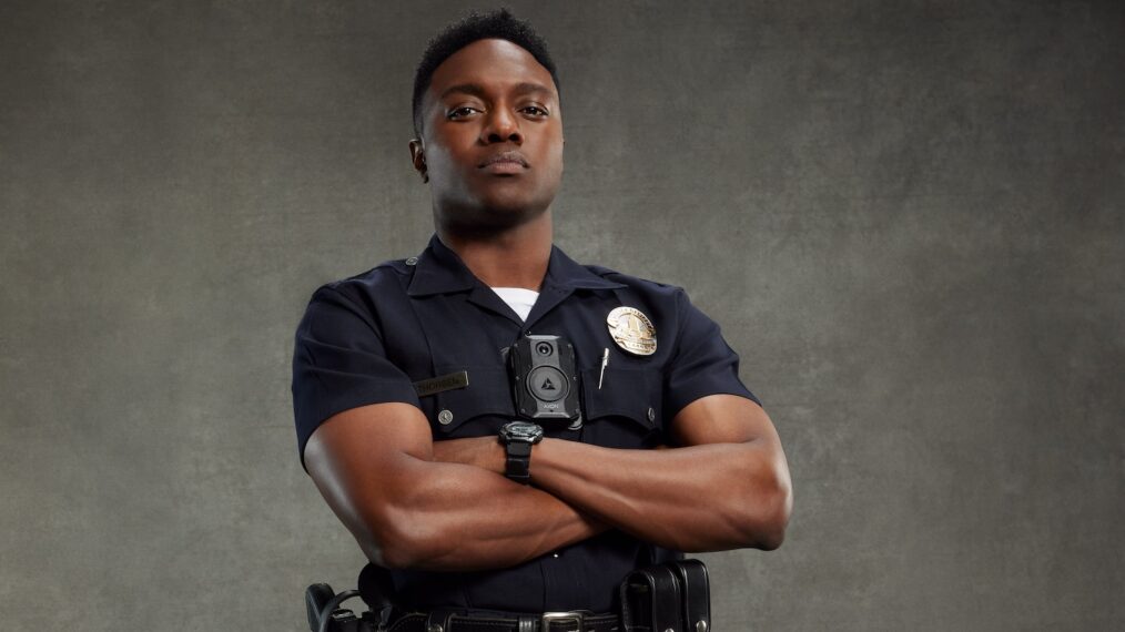 Tru Valentino as Officer Aaron Thorsen on 'The Rookie'