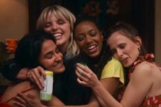 Amrit Kaur, Renee Rapp, Alyah Chanelle Scott, and Pauline Chalamet in 'The Sex Lives of College Girls' Season 3