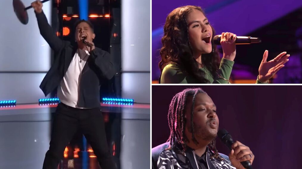 Omar Jose Cardona, Kaylee Shimizu, and Caleb Sasser on 'The Voice'