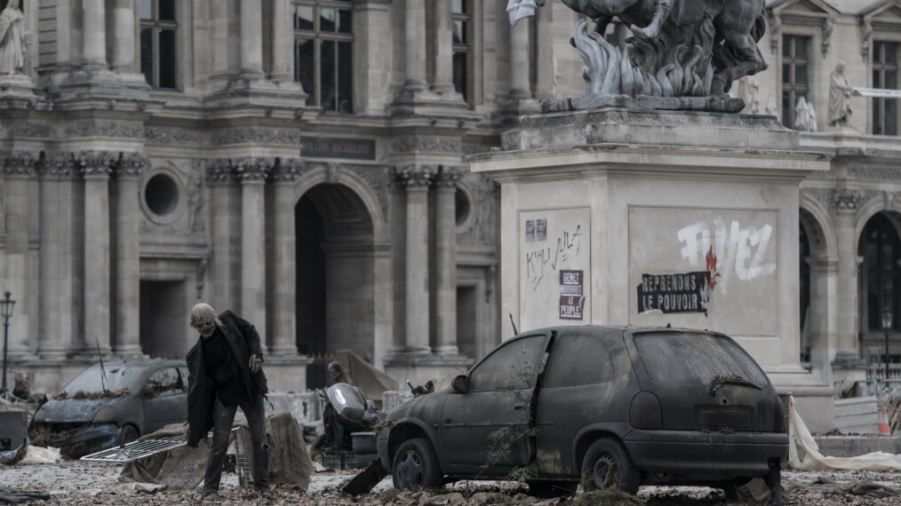 A walker in France as seen in 'The Walking Dead: Daryl Dixon' Season 2