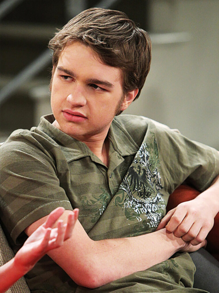 Angus T. Jones as Jake Harper in 'Two and a Half Men'