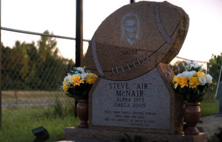 Steve 'Air' McNair memorial seen in 'Untold: The Murder of Air McNair'