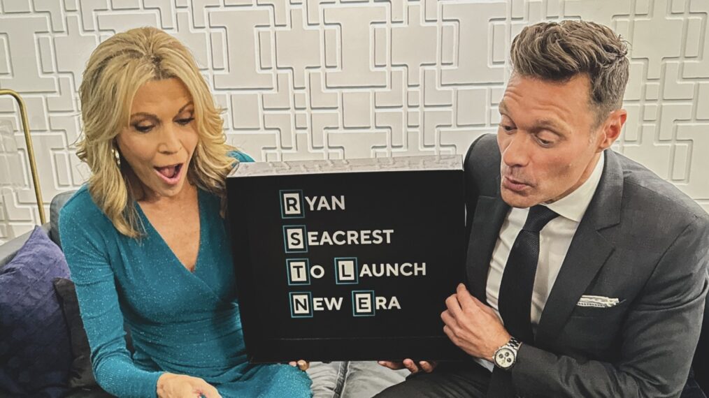 Vanna White and Ryan Seacrest