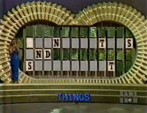 Wheel of Fortune 1980s puzzle board