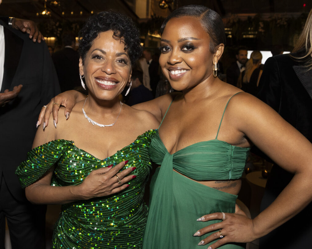 'The Bear' Emmy-winner Liza Colon-Hayas and Quinta Brunson at Disney's 2024 Emmys afterparty