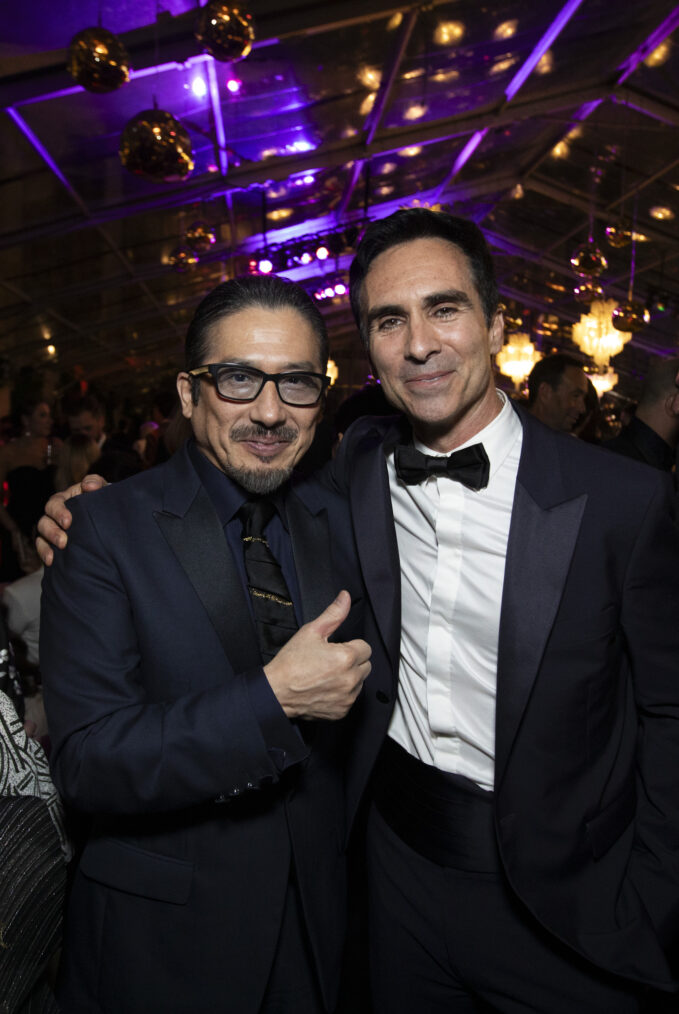 'Shōgun's Hiroyuki Sanada and Nestor Carbonell at Disney's 2024 Emmys afterparty