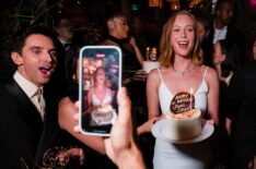 'Hacks' stars Paul W. Downs and Hannah Einbinder at HBO & Max's 2024 Emmys afterparty