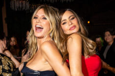 Heidi Klum and Sofía Vergara attend Netflix's Primetime Emmy afterparty at Hilex on September 15, 2024 in Los Angeles