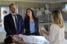 Donnie Wahlberg and Marisa Ramirez in Blue Bloods