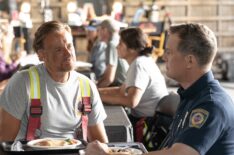 Callum Blue, Peter Krause as Bobby — '9-1-1' Season 8 Premiere 'Buzzkill'