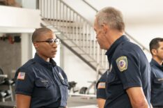 Aisha Hinds as Hen, Brian Thompson as Gerrard — '9-1-1' Season 8 Premiere 'Buzzkill'