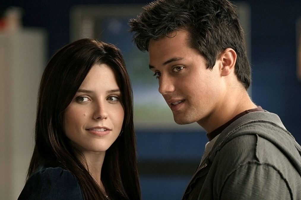 Sophia Bush as Brooke and Stephen Colletti as Chase on 'One Tree Hill'