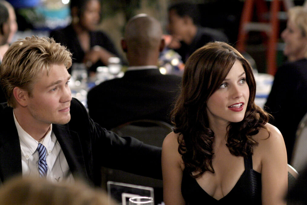 Chad Michael Murray as Lucas and Sophia Bush as Brooke on 'One Tree Hill'