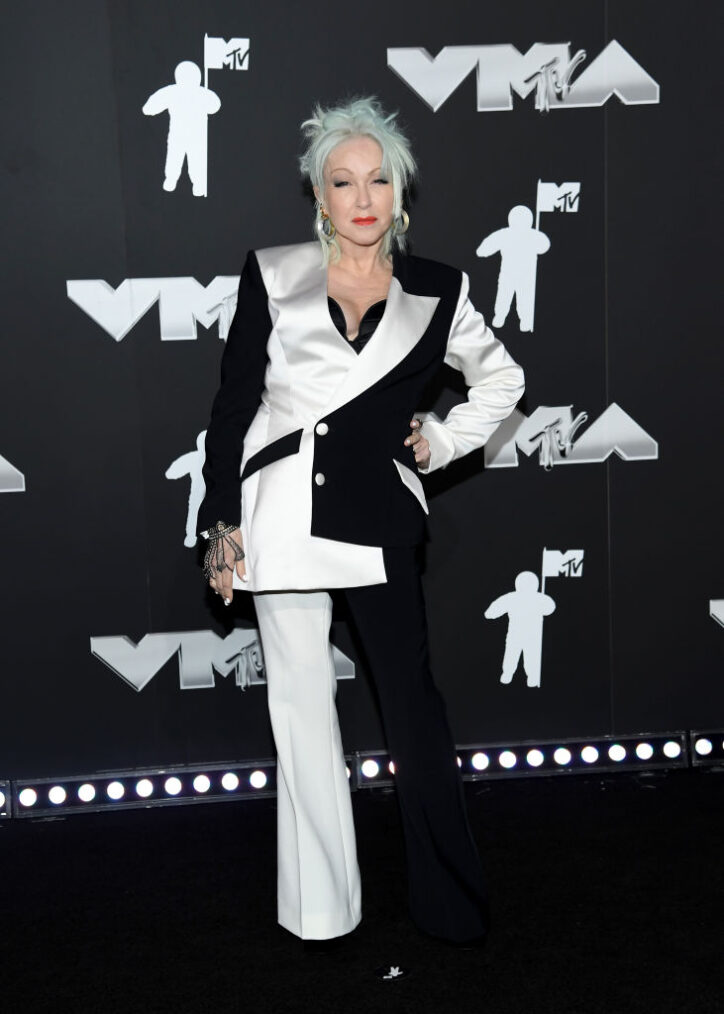 Cyndi Lauper attends the 2024 MTV Video Music Awards at UBS Arena on September 11, 2024 in Elmont, New York.