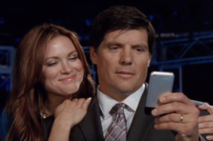 Danneel Ackles as Rachel and Paul Johansson as Dan Scott on 'One Tree Hill'