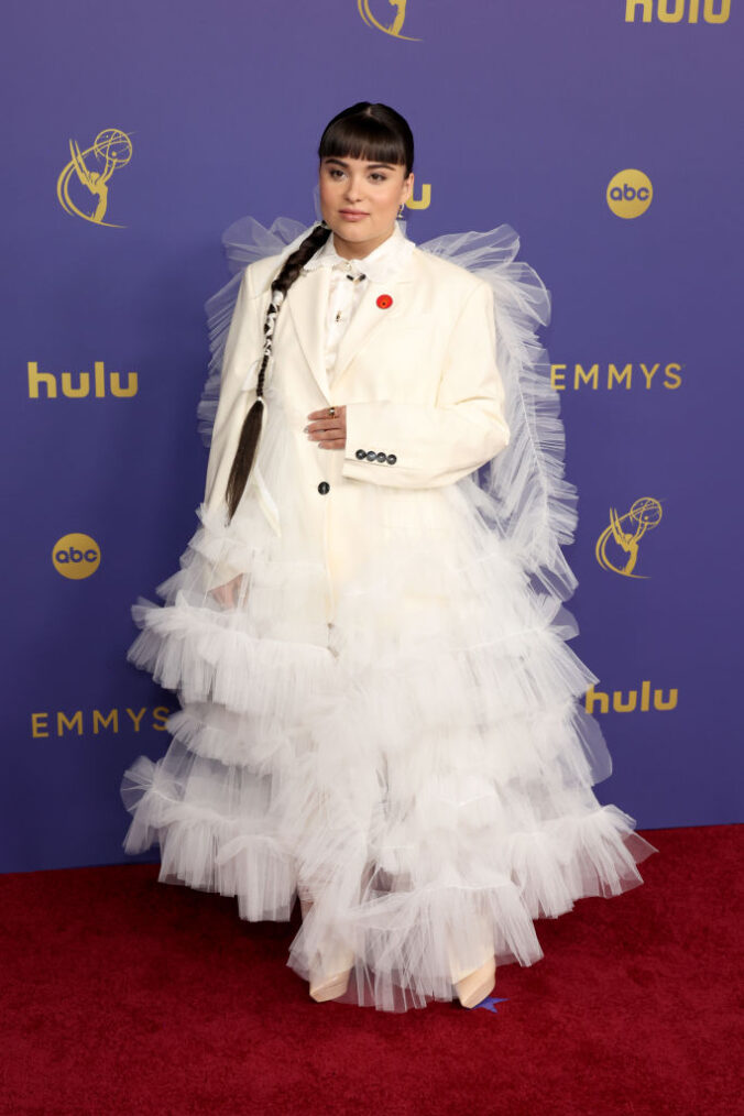 Devery Jacobs attends the 76th Primetime Emmy Awards at Peacock Theater on September 15, 2024 in Los Angeles, California.