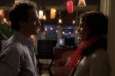 Bradley Whitford and Mary-Louise Parker as Josh and Amy on 'The West Wing'