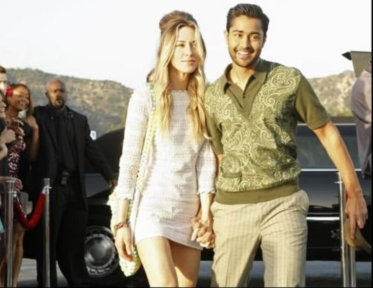 Manish Dayal and Gillian Zinser in 90210 