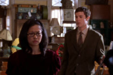 Lane Kim (Keiko Agena) and Dave Rygalski (Adam Brody) in Season 3, Episode 12 of 'Gilmore Girls'