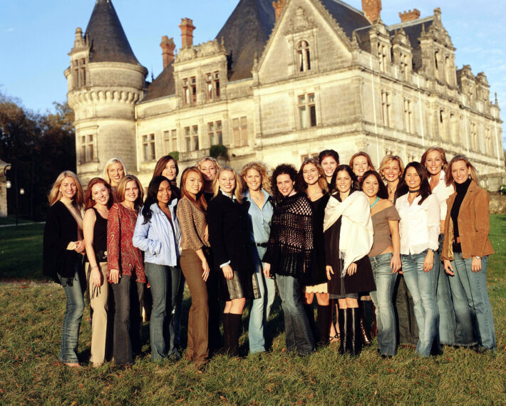 JOE MILLIONAIRE, Contestants (L-R: Sarah, Melissa W., Dana, Katy, Zora, Dayana, Mary, Heidi, Andrea, Erica, Melissa M., Jennifer, Amy, Amanda, Alison, Katie, Gretchen, Brandy, Melissa Jo and Mandy), 2003, TM and Copyright (c) 20th Century Fox Film Corp. All rights reserved.