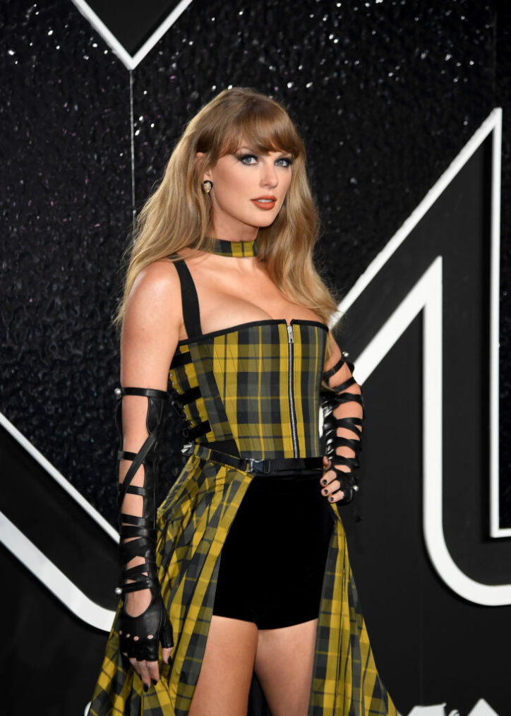 Taylor Swift attends the 2024 MTV Video Music Awards at UBS Arena on September 11, 2024 in Elmont, New York.